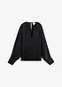 Bluse i viskosemiks med lett glans, bonprix