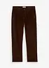 Relaxed Fit-kordfløyelsbukse med stretch, Straight, bonprix