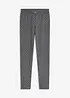 Vid jacquard slip on-bukse med lukningsdetalj, bonprix