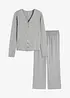 Loungewear-kosedress i myk pointellejersey, bonprix