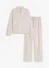 Loungewear-kosedress i vevd bomull, oversized, bonprix