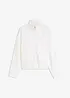 Sweatshirt med glidelås i behagelig Punto di Roma-materiale, bonprix