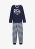 Pyjamas med bomull og lange ermer, bonprix