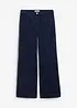 Bukse med stretch og vide ben, High Waist, bonprix
