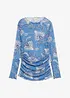 Langermet topp i fin mesh, bonprix