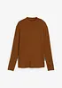 Langermet, ribbet topp, bonprix