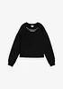 Oversized sweatshirt i bomull, bonprix