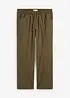 Classic Fit-pull on-bukse i lett bomull, Straight, bonprix