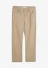 Regular Fit-twillbukse i ren bomull, Straight, bonprix