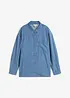 Oversized jeansskjorte av økologisk bomull, bonprix