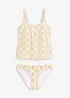 Tankini (2-delt sett) med rund hals, bonprix