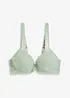 Padded-BH med blomsterblonde, bonprix