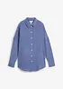 Oversized skjorte i luftig musselin, bonprix