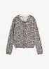Kort cardigan i finstrikk, bonprix