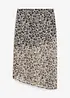 Midiskjørt av fin chiffon, bonprix