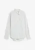 Skjortebluse med silkeandel, bonprix