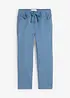 Regular Fit slip on-bukse i 100% bomull, Straight, bonprix