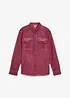 Langermet skjorte i 100% bomull i vasket look, bonprix