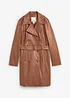 Skinnjakke i lammenappa og trenchcoat-modell, bonprix