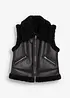Vest i imitert skinn, bonprix