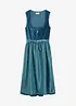 Dirndl med fløyel i midi-lengde (2-delt sett), bonprix