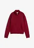 Sweatshirt i 100% økologisk bomull med glidelås, bonprix