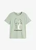 T-skjorte med glitterprint, bonprix