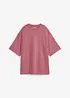 Oversized topp i formstabil, 100% økologisk bomull, bonprix