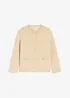 Cardigan i bomullsmiks, bonprix