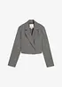 Kort blazer med krage med slag, bonprix