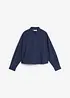 Oversized skjorte med silke, bonprix