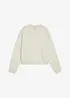 Oversized sweatshirt i 100% økologisk bomull, bonprix