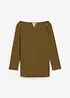 Oversized topp i 100% økologisk bomull, bonprix