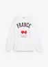 Oversized sweatshirt i 100% økologisk bomull, bonprix