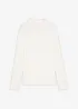 Langermet, ribbet topp, bonprix