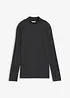Langermet, ribbet topp, bonprix