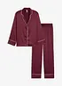 Pyjamas i vevd sateng, bonprix