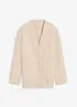 Ribbestrikket cardigan, bonprix