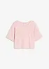 Kort topp i boxy passform, bonprix