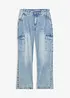 Vid cargo-jeans, Mid Waist, bonprix