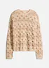 Oversized myk genser med ull og alpakka, bonprix