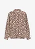 Skjorte i viskose med flaggermusermer, bonprix