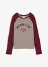 Langermet jerseytopp, bonprix