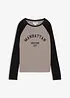 Langermet jerseytopp, bonprix