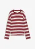 Oversized, langermet topp i 100% bomull, bonprix