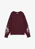Sweatshirt i bomullsmiks, bonprix