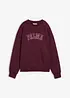 Oversized sweatshirt i bomullsmiks, bonprix