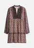 Kjole med broderi, bonprix