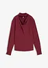 Topp i blusemateriale med lett glans, bonprix