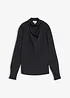 Topp i blusemateriale med lett glans, bonprix